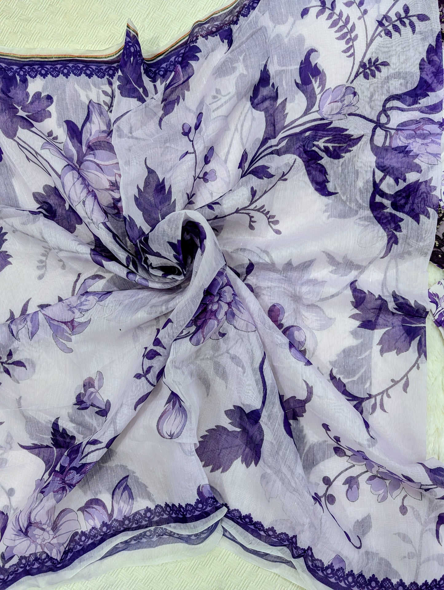 Lavender Bloom – Stitched 3 Piece Suit (Women)