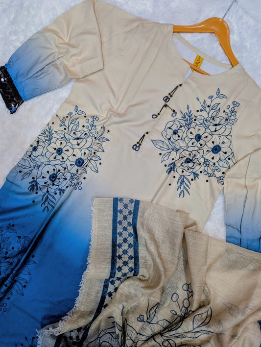 Printed 3-Piece Suit for Women