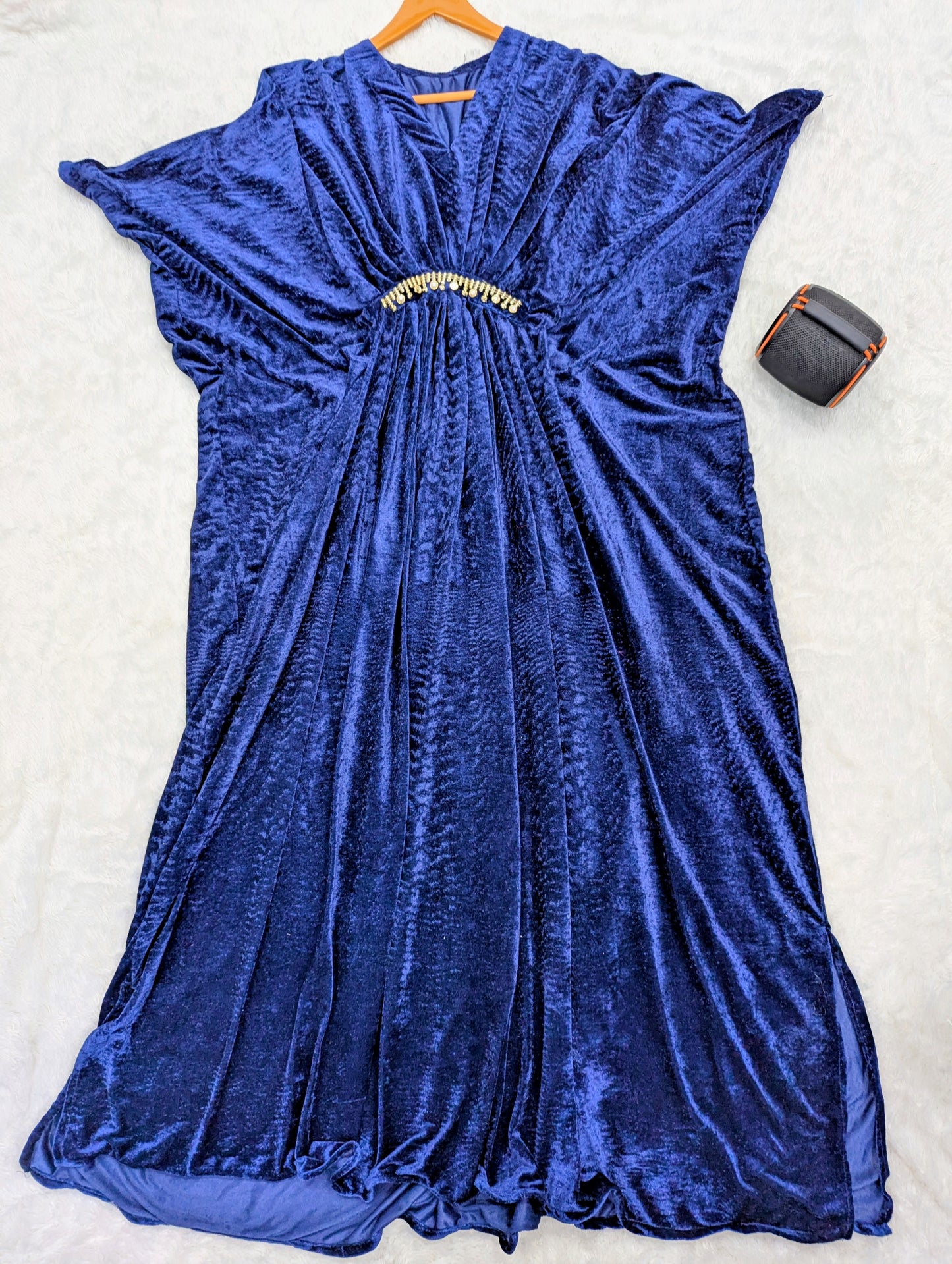 Luxury Velvet Kaftan – Elegant Party Wear