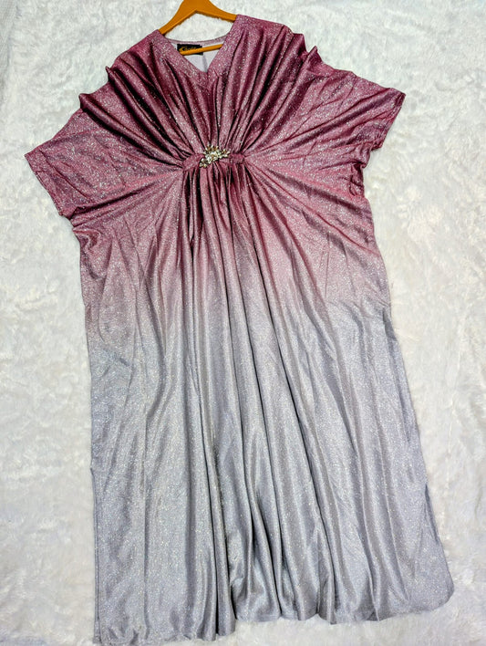 Stitched Moonlight Kaftan – Elegant Gradient Party Wear