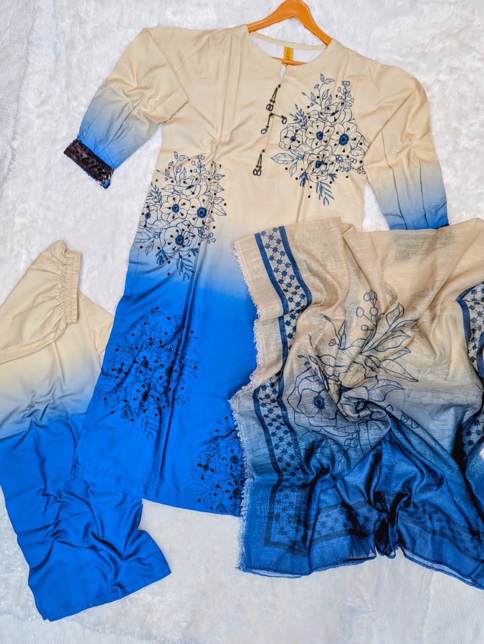 Printed 3-Piece Suit for Women